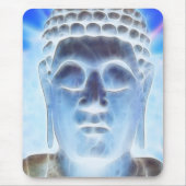 Buddha Sculpture Glow Mousepad (Vorne)
