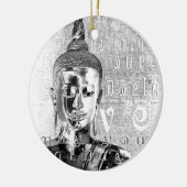 Buddha-Segen Keramik Ornament (Links)