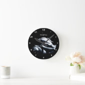 Buddha Segen & Mindlichkeit / Schlafender Buddha Runde Wanduhr (Zuhause)