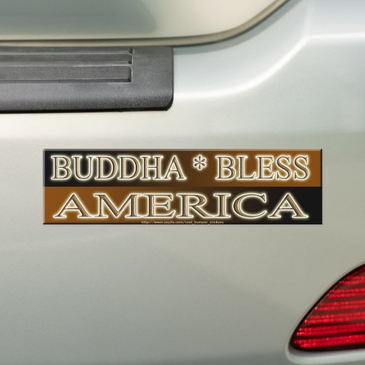 BUDDHA SEGNEN AMERIKA AUTOAUFKLEBER (Auf Auto)