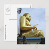 Buddha-Seite Postkarte (Vorne/Hinten)
