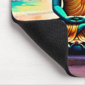 Buddha - Serene Ufer der Erleuchtung Mousepad (Ecke)