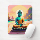 Buddha - Serene Ufer der Erleuchtung Mousepad (Mit Mouse)