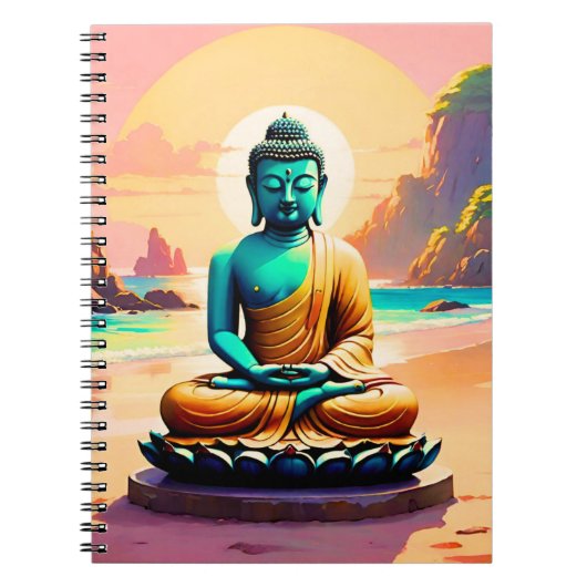 Buddha - Serene Ufer der Erleuchtung Notizblock (Vorderseite)