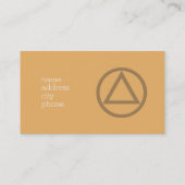 Buddha Serenity Gentlness Stärke Visitenkarte (Rückseite)