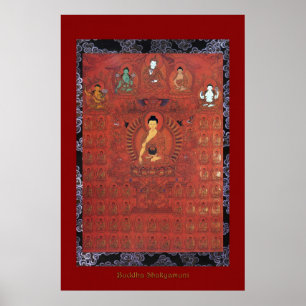 Buddha Shakyamuni 5 Religious Art Poster Serie
