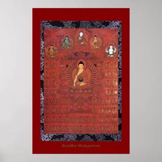 Buddha Shakyamuni 5 Religious Art Poster Serie (Vorne)