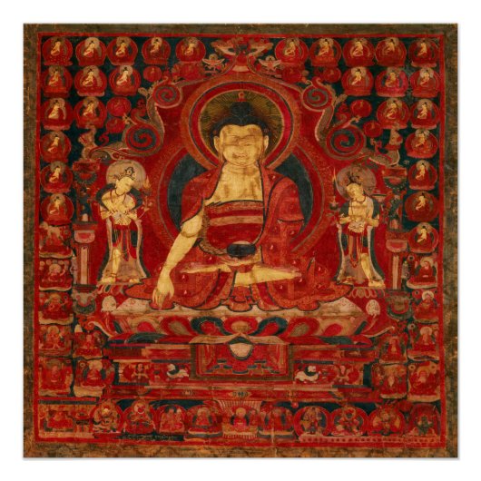 Buddha Shakyamuni als Herr des Munis Poster (Vorderseite)