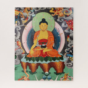 Buddha Shakyamuni & Compassion, Himalayas (Dharma) Puzzle