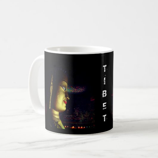 Buddha Shakyamuni - der Himalaja, Dharma Kaffeetasse (Vorderseite Links)