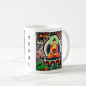 Buddha Shakyamuni - Der Himalaya, Dharma Kaffeetasse (VorderseiteRechts)