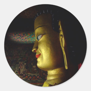 Buddha Shakyamuni - Der Himalaya, Dharma Runder Aufkleber