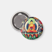 Buddha Shakyamuni, Himalaya - Nepal Magnet (Vorderseite/Rückseite)