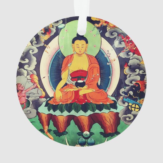 Buddha Shakyamuni, Himalaya - Nepal Ornament (Rückseite)