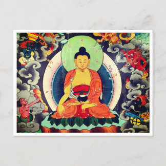Buddha Shakyamuni, Himalaya, Nepal Postkarte