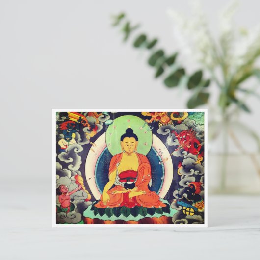 Buddha Shakyamuni, Himalaya, Nepal Postkarte (Stehend Vorderseite)