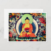 Buddha Shakyamuni, Himalaya, Nepal Postkarte (Vorne/Hinten)