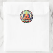 Buddha Shakyamuni, Himalaya - Nepal Runder Aufkleber (Tasche)