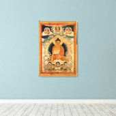 Buddha Shakyamuni Thangka Leinwanddruck (Insitu (Holzboden))