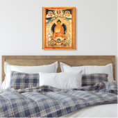 Buddha Shakyamuni Thangka Leinwanddruck (Insitu (Schlafzimmer))