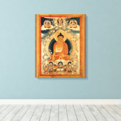 Buddha Shakyamuni Thangka Leinwanddruck (Insitu (Holzboden))