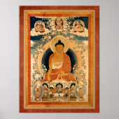 Buddha Shakyamuni Thangka Poster (Vorne)
