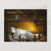 Buddha, Shanghai, China - Postkarte (Vorderseite)