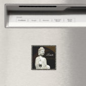 Buddha Shanti, gerahmt Magnet (In Situ (Geschirrspüler))