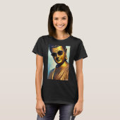 Buddha Siddhartha Gautama Sonnenbrille Religion In T-Shirt (Vorne ganz)