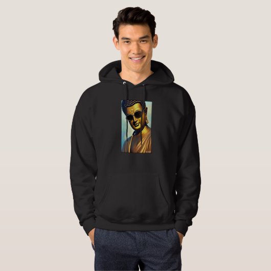 Buddha Siddhartha Gautama Sunglasses Religion Indi Hoodie (Vorne ganz)