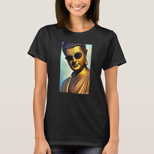 Buddha Siddhartha Gautama Sunglasses Religion Indi T-Shirt (Vorderseite)