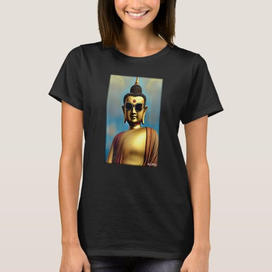 Buddha Siddhartha Gautama Sunglasses Religion Indi T-Shirt (Vorderseite)