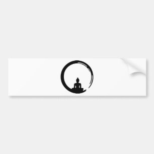 Buddha silent autoaufkleber