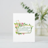 Buddha Single Candle Quote Postkarte (Stehend Vorderseite)