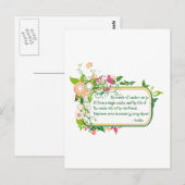 Buddha Single Candle Quote Postkarte (Vorne/Hinten)