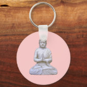 Buddha Sitzen ~ Buddhistischer Buddhismus Schlüsselanhänger (Vorderseite)