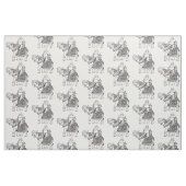 Buddha sitzt auf Elefanten Stoff (Fat Quarter (45,7 x 55,9 cm))