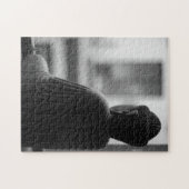 Buddha sitzt in Meditation Puzzle (Horizontal)