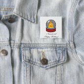 Buddha Snow Globe Button (Beispiel)