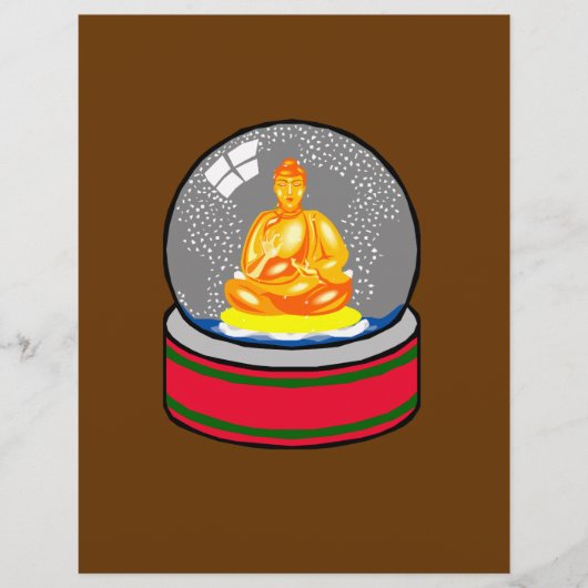 Buddha Snow Globe Flyer (Vorne)