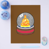 Buddha Snow Globe Flyer (Einzeln)