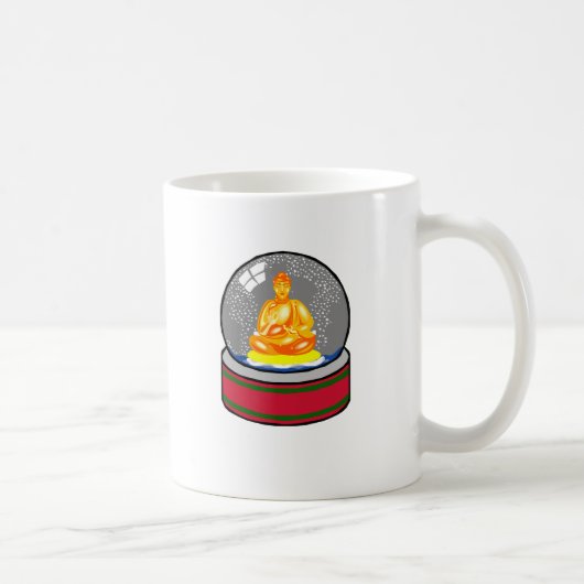 Buddha Snow Globe Kaffeetasse (Rechts)