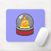 Buddha Snow Globe Mousepad (Mit Mouse)