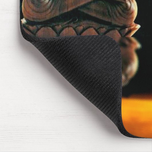 Buddha-Sonnenuntergang mit Zitat Mousepad (Ecke)