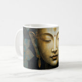 Buddha, spirituelle Meditation Kaffeetasse (Vorderseite Links)