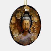 Buddha, spirituelle Meditation Keramik Ornament (Rechts)
