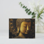 Buddha, spirituelle Meditation Postkarte (Stehend Vorderseite)