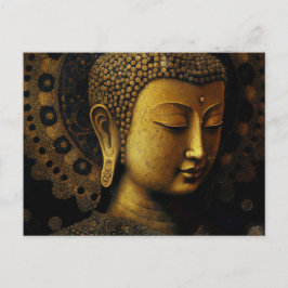 Buddha, spirituelle Meditation Postkarte
