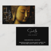 Buddha, spirituelle Meditation Visitenkarte (Vorne/Hinten)
