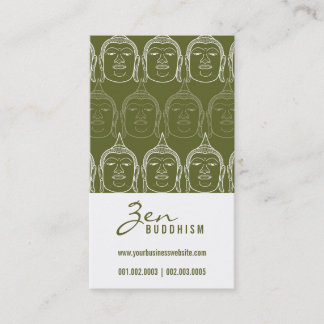 Buddha Spirituelle moderne Zen-Religion Visitenkar Visitenkarte